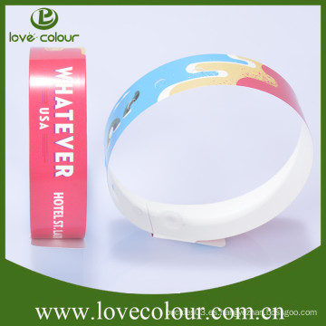 Pulsera de papel personalizado a medida para fiestas y eventos / pulsera tyvek